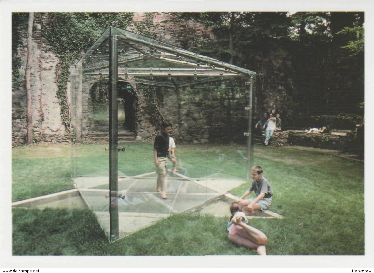 Postcard - Art - Dan Graham (b.1942) - Star Of David Glass Pavilion 1988-96  - Card No. MU 2525 - Other & Unclassified
