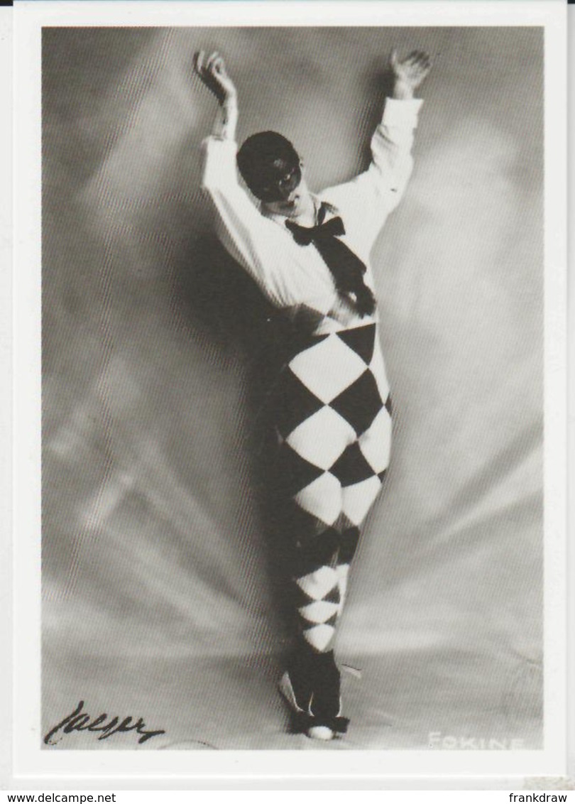 Postcard - Art - Michel Fokine As The Harlequin In Carnival Paris 1910..Card No.57081 New - Unclassified