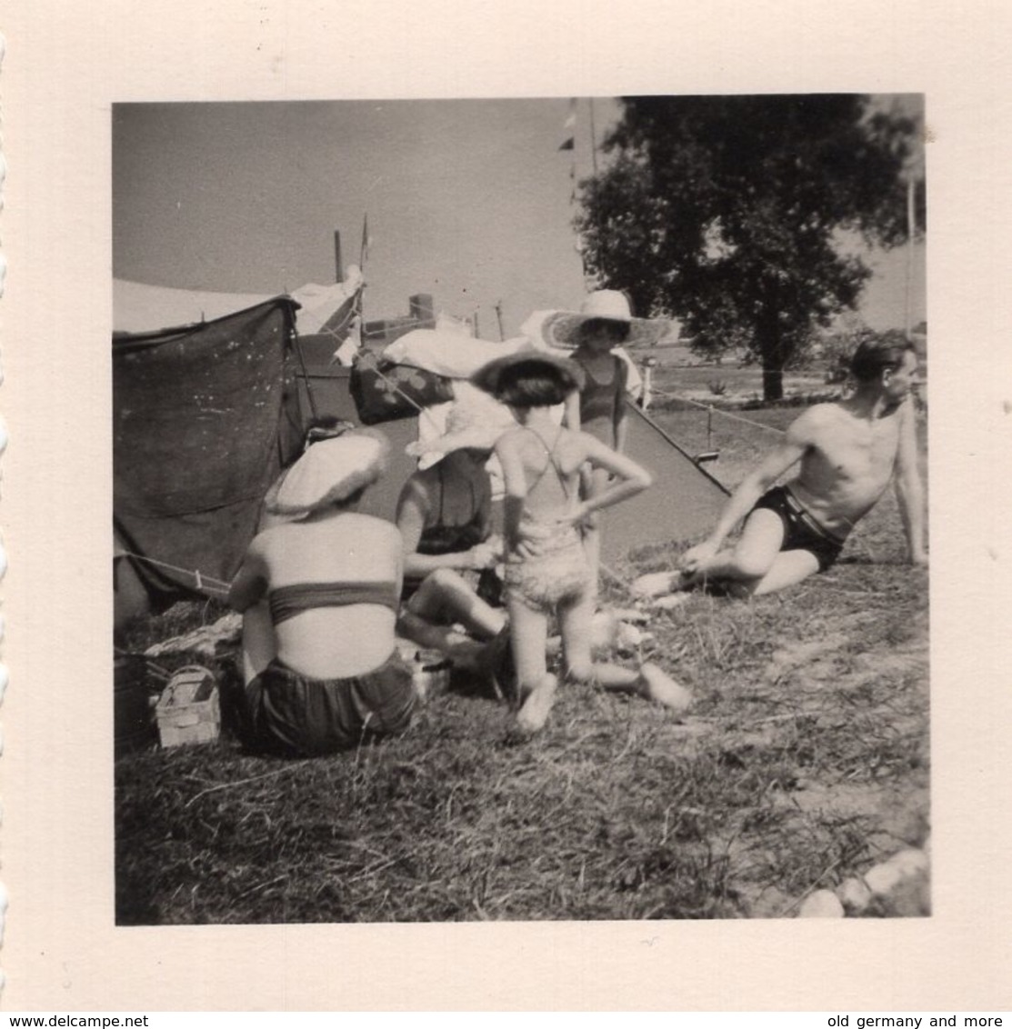 Original Photo Camping - Pin-up