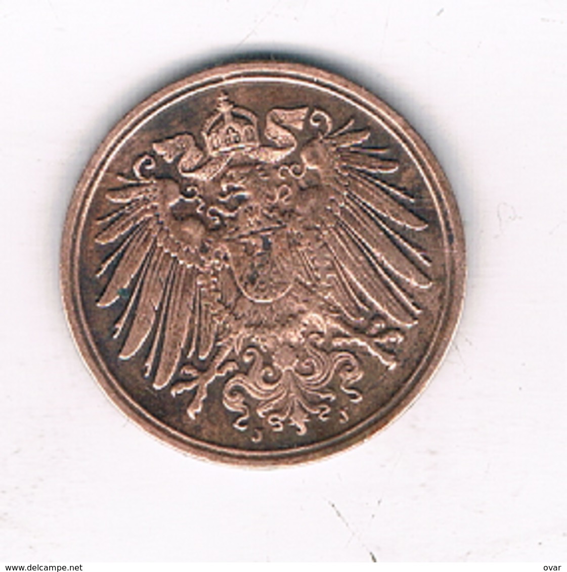 1 PFENNIG  1912 J    DUITSLAND /4844/ - 1 Pfennig