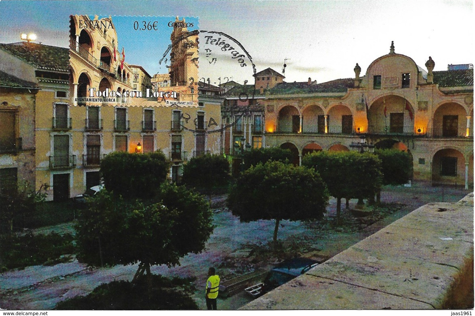 SPAIN. MAXICARD CITY HALL. LORCA (MURCIA). 2012 - Tarjetas Máxima