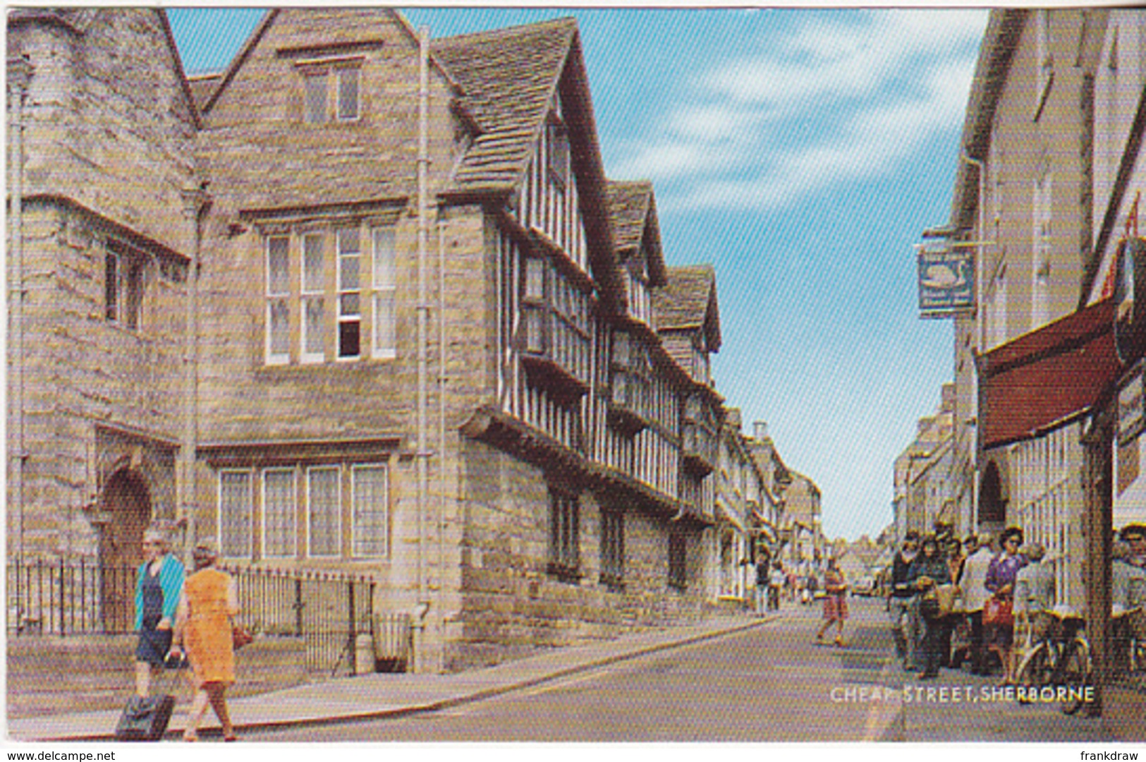 Postcard - Cheap Street, Sherborne - Card No. 1-54-14-04 - VG - Unclassified