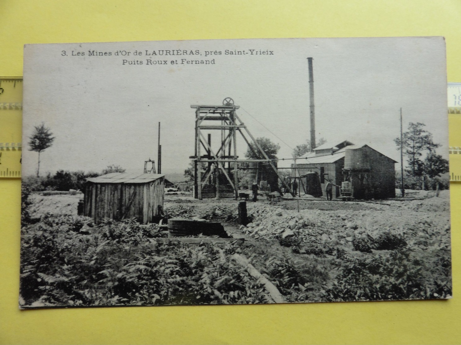 Mines D' Or De Lauriéras Saint Yrieix Puits Roux Fernand - Industry