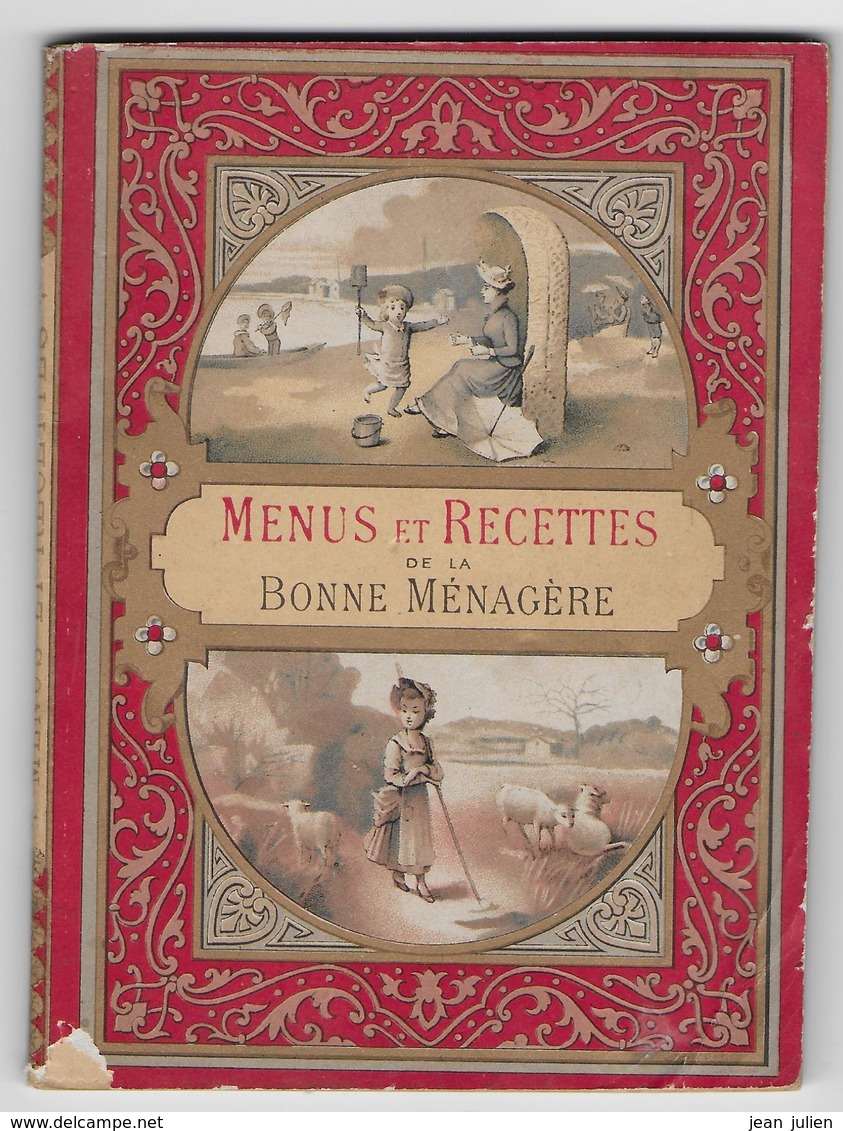 1890  -  LIEBIG  -   MENUS ET RECETTES  -  Livre Cuisine - 11 Scans - 1801-1900