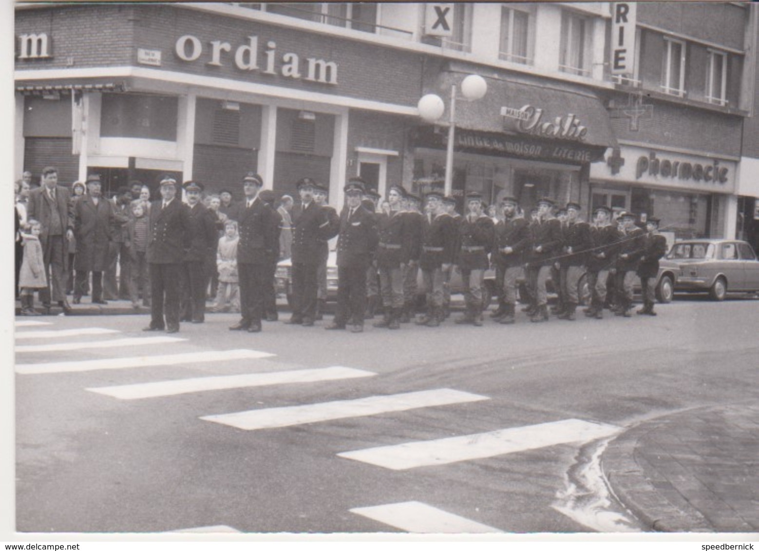 93PLC Lot 19 Photos Ceremonie Marine Nationale Marin Le Touquet  14-6-1977  - -lot Le Coz - - Boats