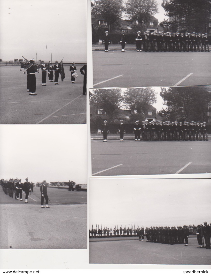 93PLC Lot 19 Photos Ceremonie Marine Nationale Marin Le Touquet  14-6-1977  - -lot Le Coz - - Boats