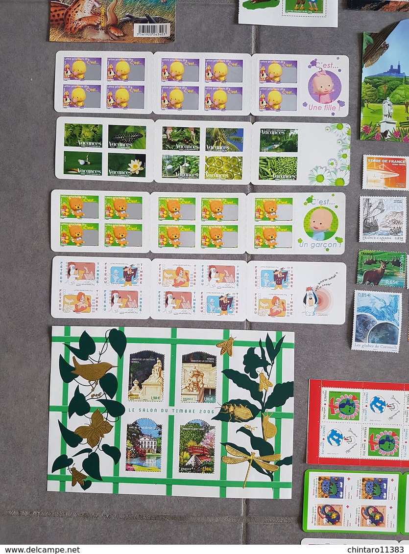 Lot Blocs/feuillets/timbres France - Année 2008 - Neufs