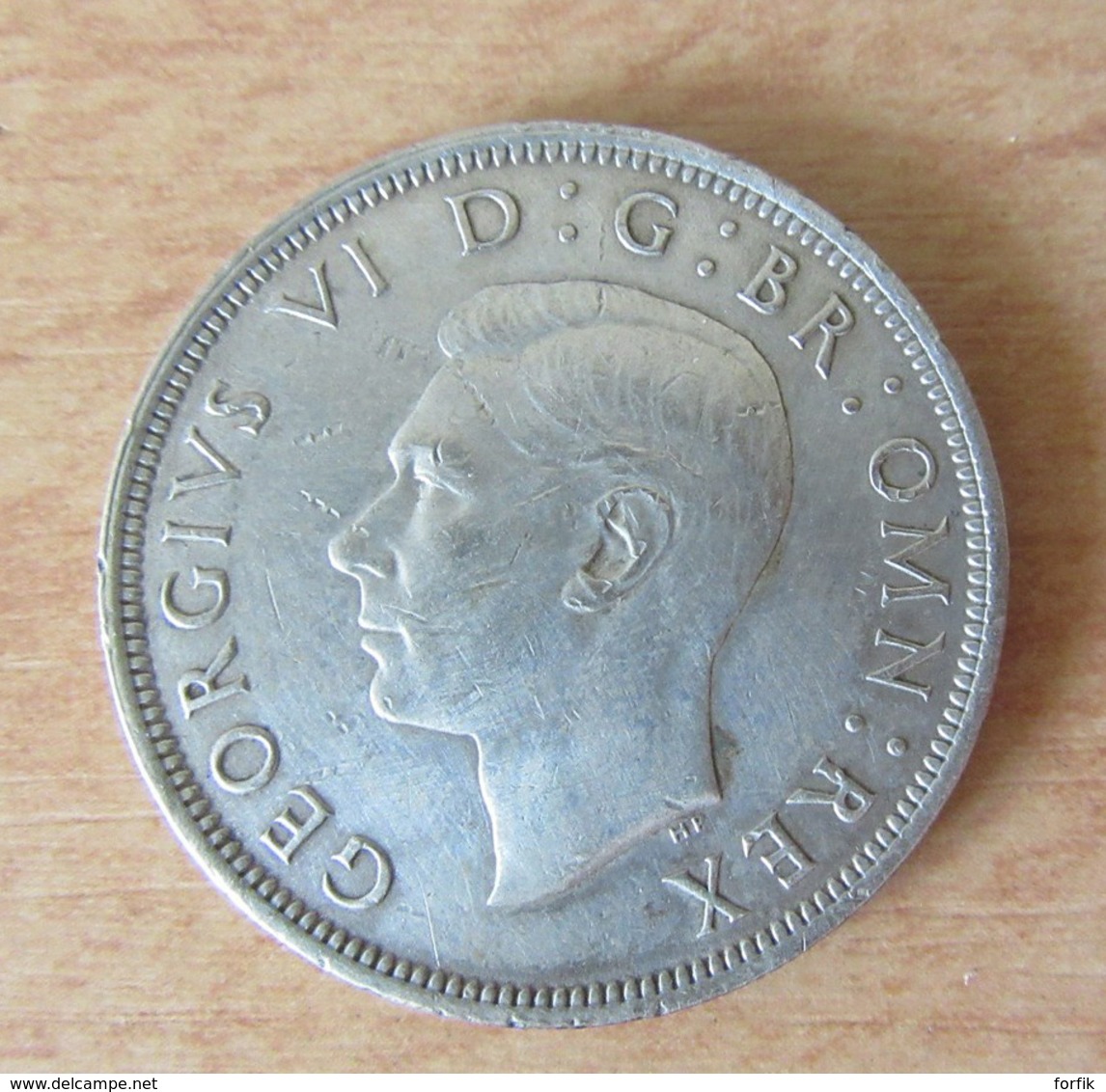 ANGLETERRE - Monnaie Half-Crown (1/2 Crown) 1945 En Argent - K. 1/2 Crown