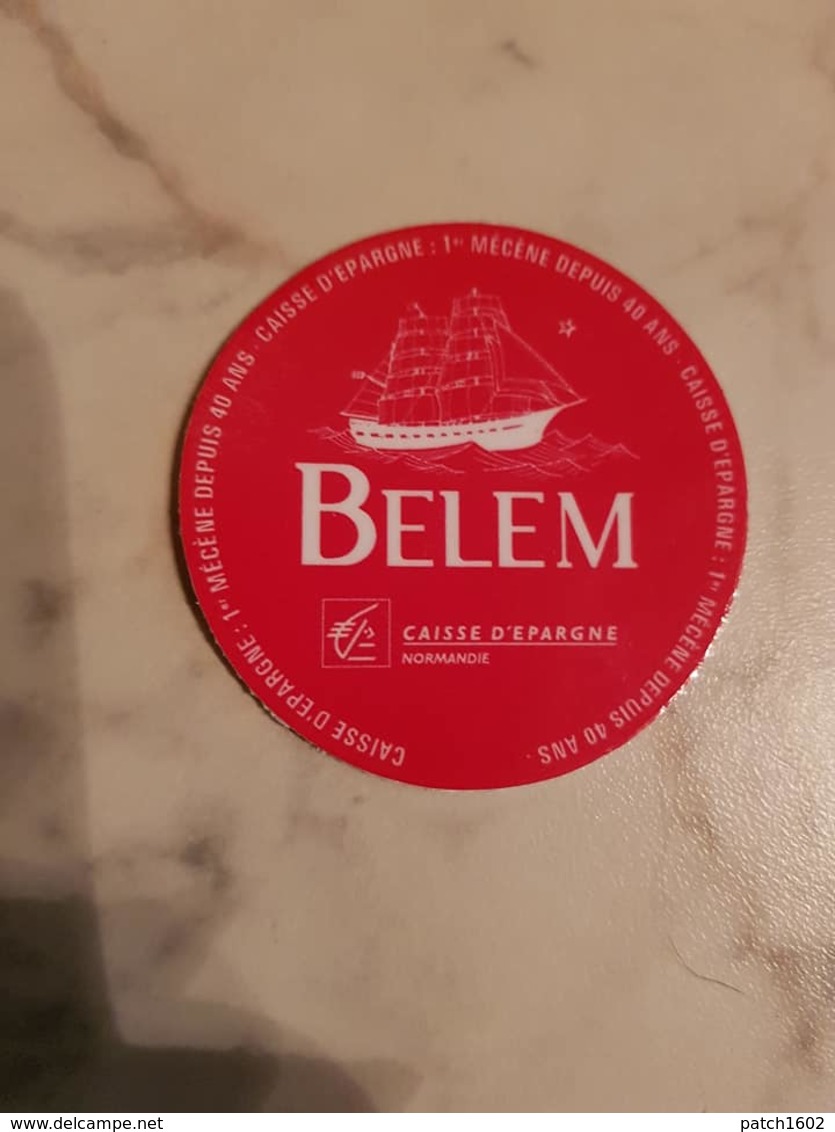 LE BELEM  Autocollant Du Voilier Le Belem (publicité Caisse D'épargne)+-5cm - Autocollants