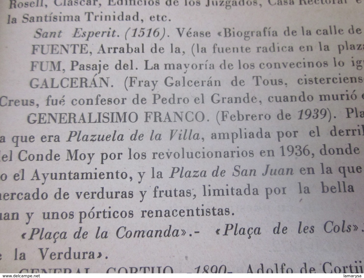 GUÍA TURÍSTICA DE VILAFRANCA DE 1949 LOS PANADES EN LA EDICIÓN DE GRÁFICOS DE ARTES DE LA MANO-PUBLICACIÓN DE PUBLICITÉ-