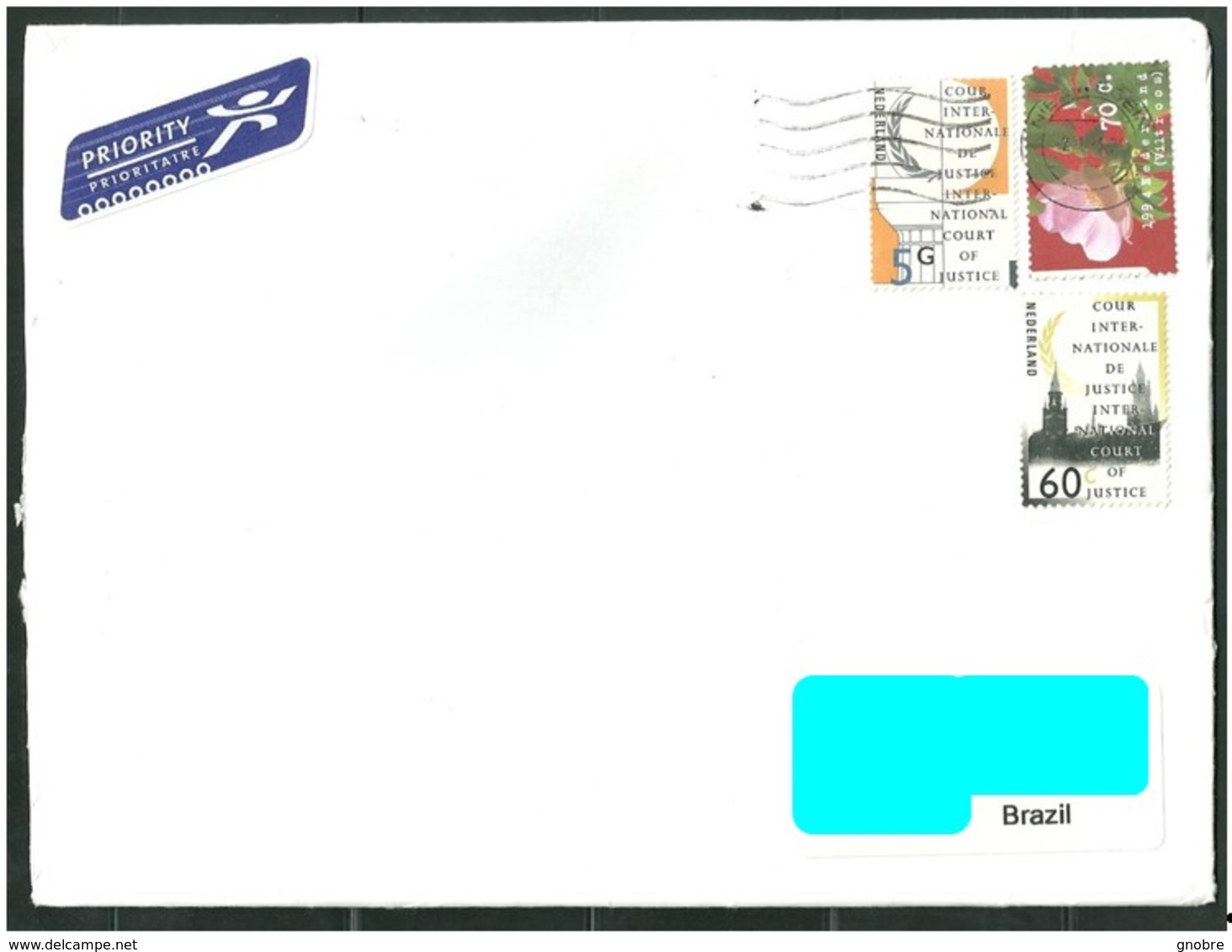 NETHERLAND To Brazil Cover Sent In 2013 - 3 Topical Stamps - (GN 0116) - Briefe U. Dokumente