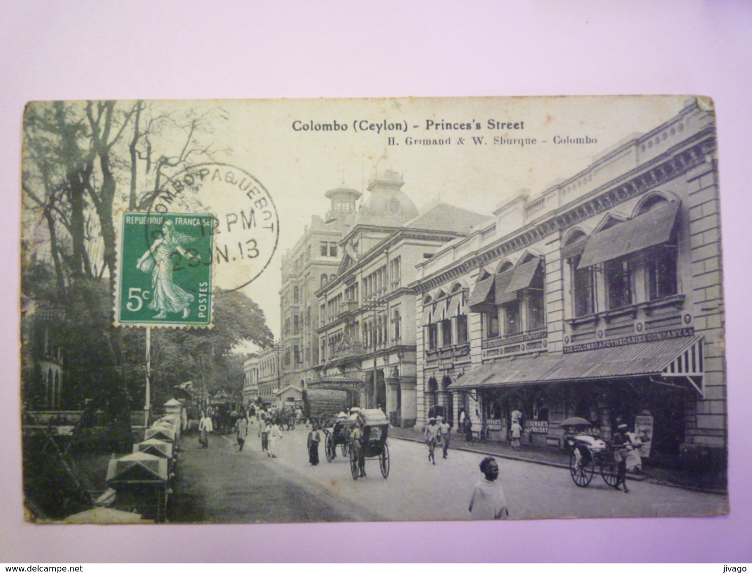 2019 - 1758  COLOMBO  (Ceylon)  :  Princes's Street   - Sri Lanka (Ceylon)