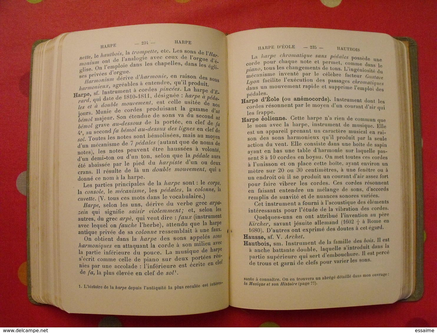 Dictionnaire Général De L'art Musical, Mots : Origine, Sens. Musiciens. Paul Rougnon. Delagrave 1935 - Dictionnaires