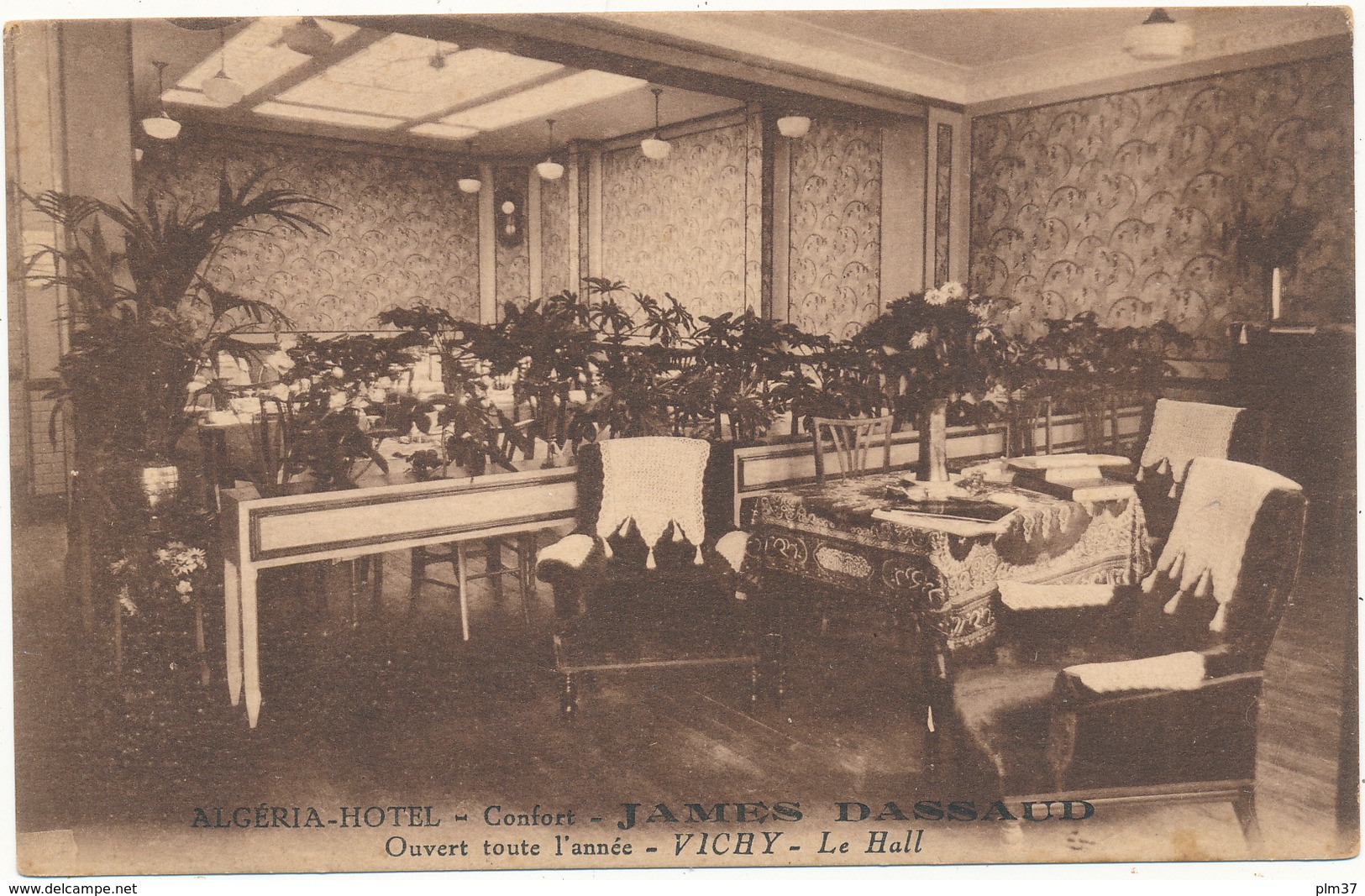 VICHY - Algéria Hôtel, Le Hall - Vichy