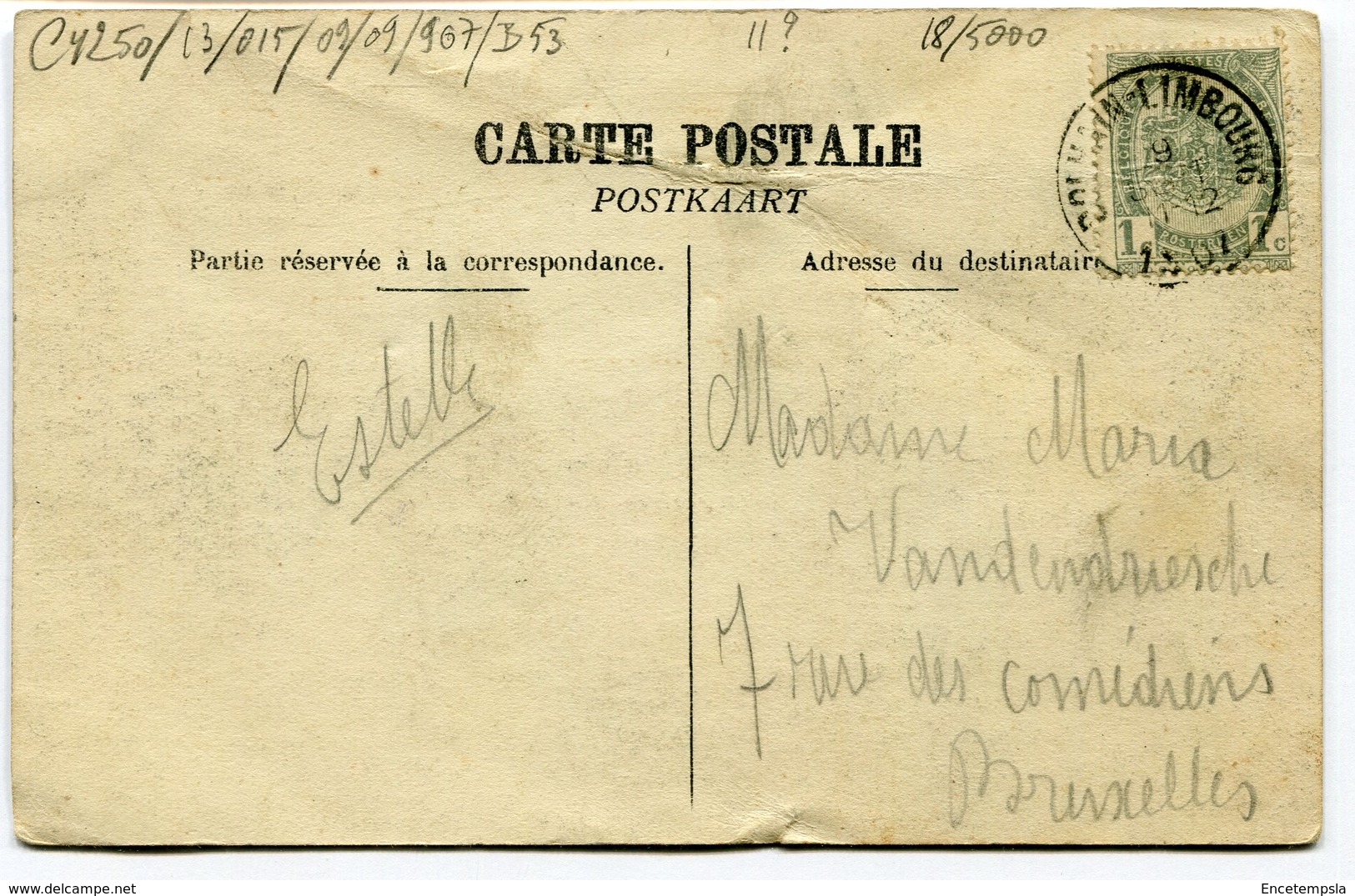 CPA - Carte Postale - Belgique - La Gileppe - Vue D'Ensemble Sur Le Barrage - 1907 (B9005) - Gileppe (Barrage)