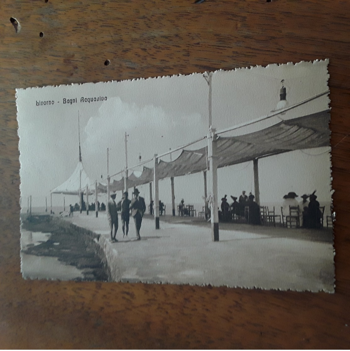 Cartolina Postale 1916, Livorno Bagni Di Acquaviva - Livorno