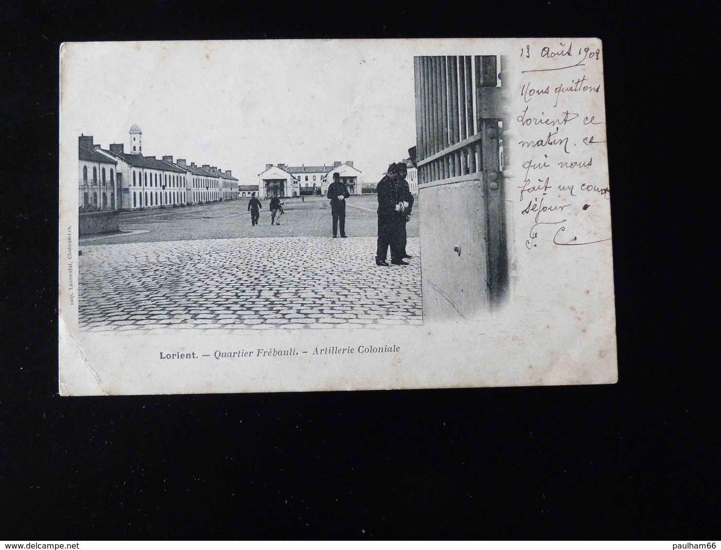 LORIENT    QUARTIER FREBAULT  ARTILLERIE COLONIALE - Lorient