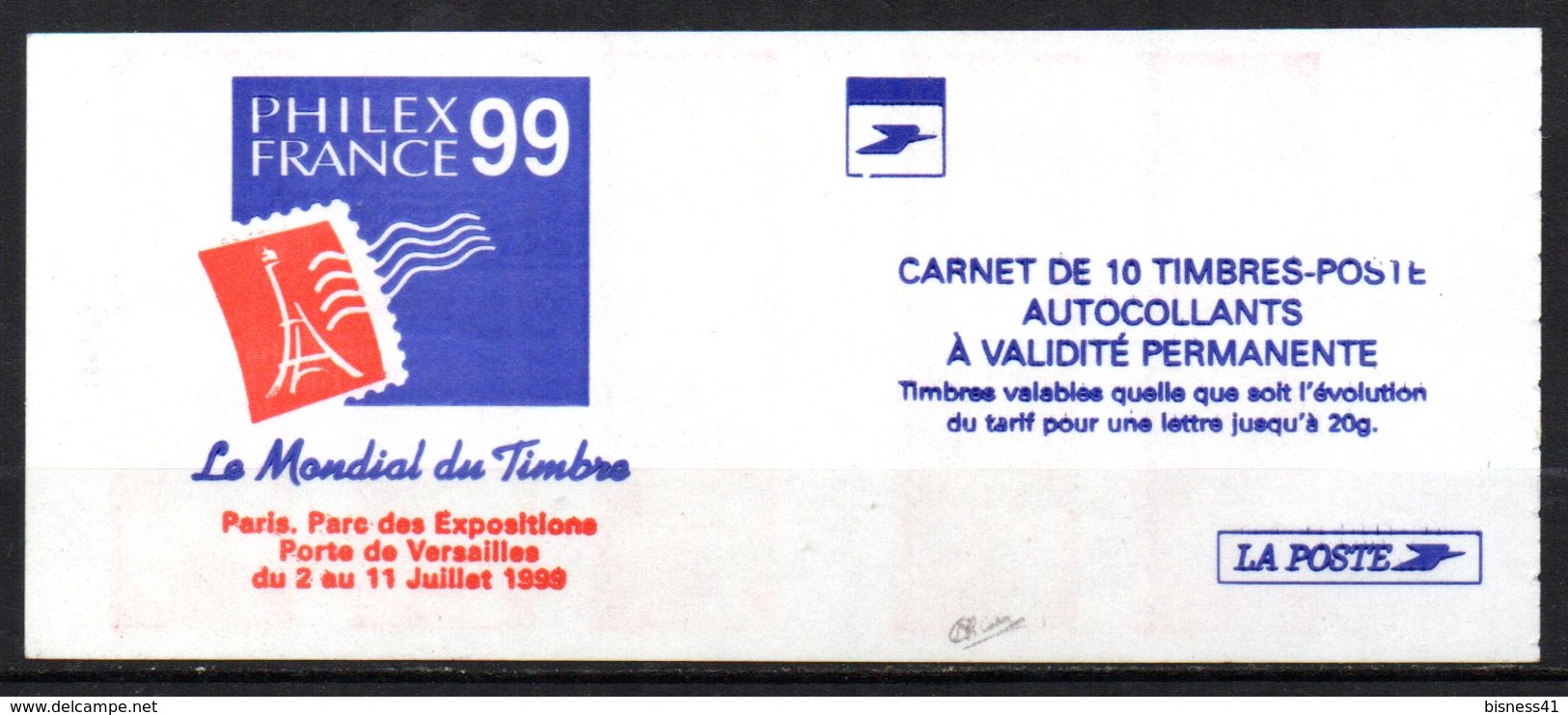 France Variété Découpe à Cheval Signé Carnet Usage Courant Luquet N° 3085 C4 / C523 I Neuf XX MNH - Other & Unclassified