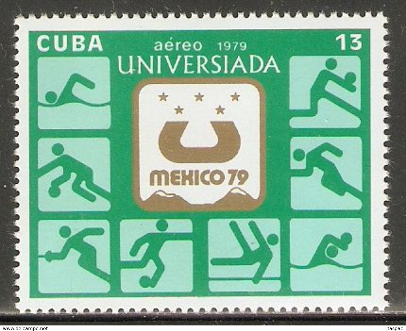 1979 Mi# 2427 ** MNH - 10th World Universiade Games, Mexico City / Sports - Ongebruikt