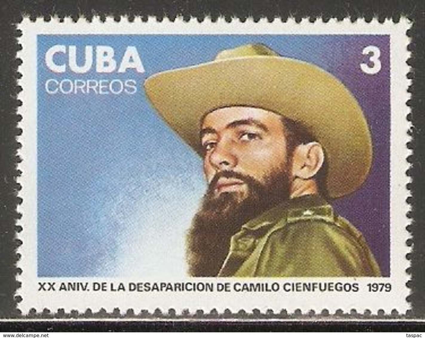 1979 Mi# 2437 ** MNH - Disappearance Of Camilo Cienfuegos, 20th Anniv. - Nuevos