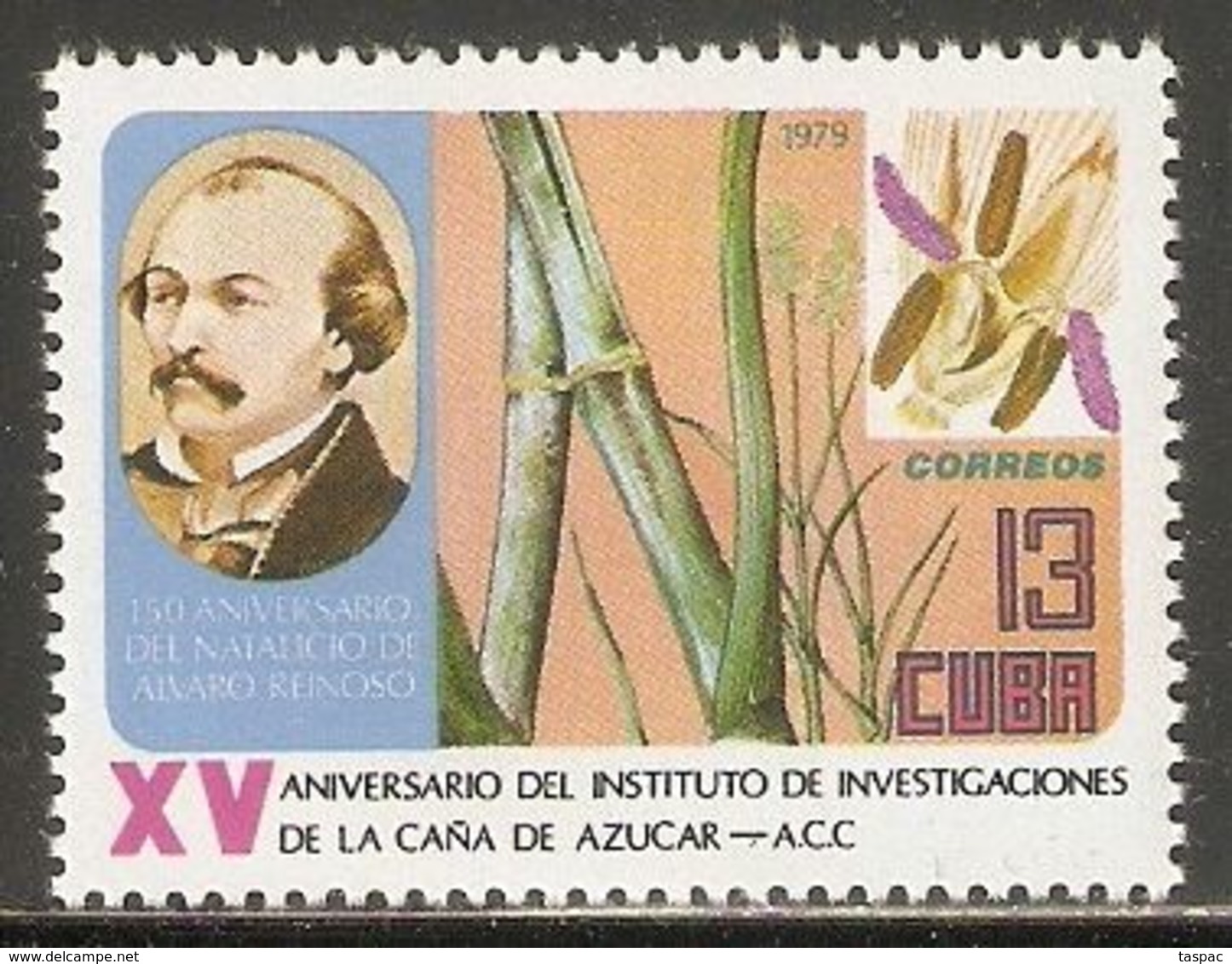 1979 Mi# 2438 ** MNH - Reinoso / Sugar Cane And Blossom - Ungebraucht