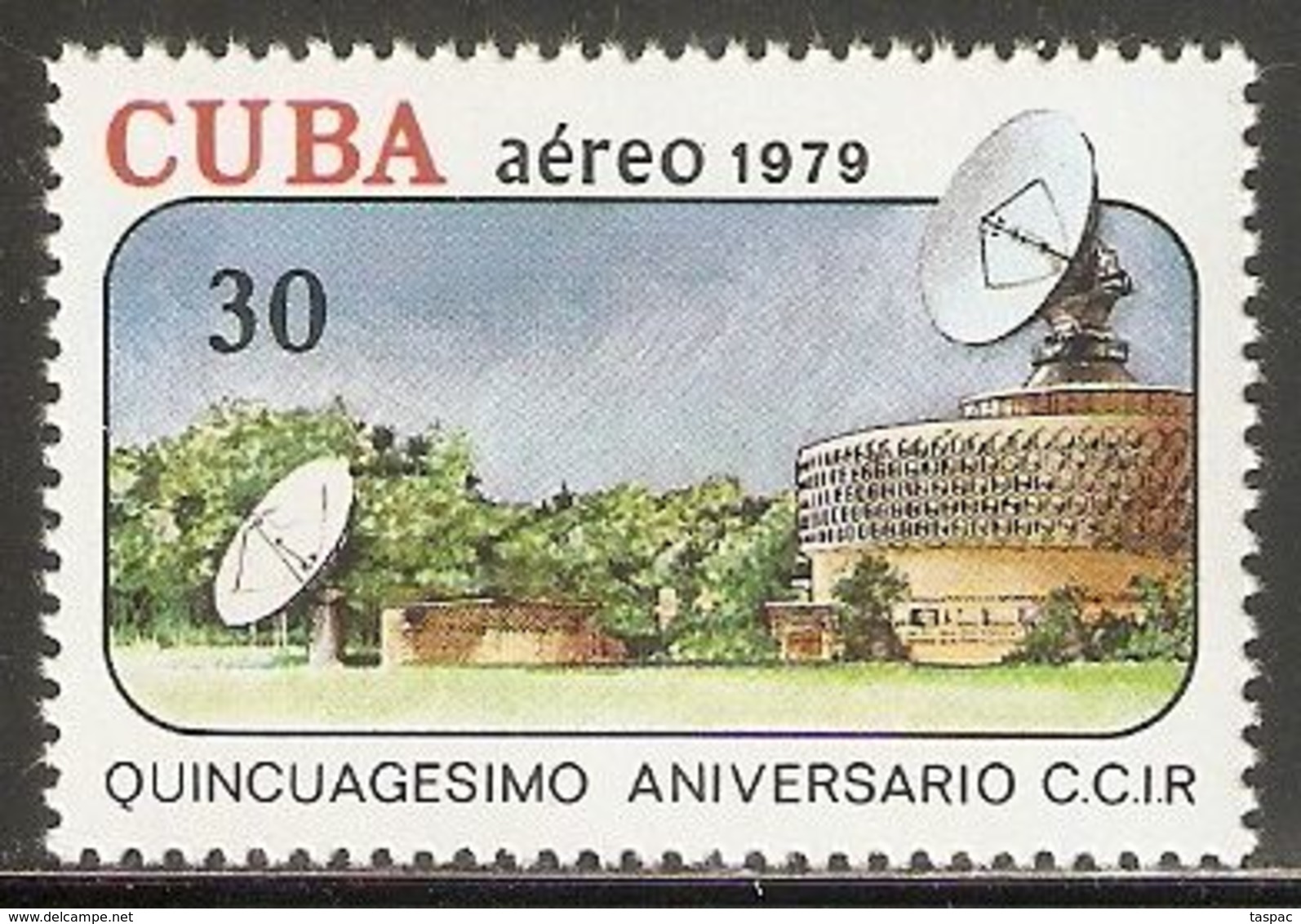 1979 Mi# 2447 ** MNH - Intl. Radio Consultative Committee (CCIR), 50th Anniv. / Ground Receiving Station - Ungebraucht