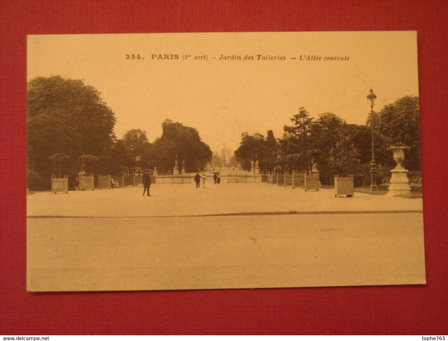 Paris - Jardin Des Tuileries , L'Allée Centrale - Arrondissement: 01