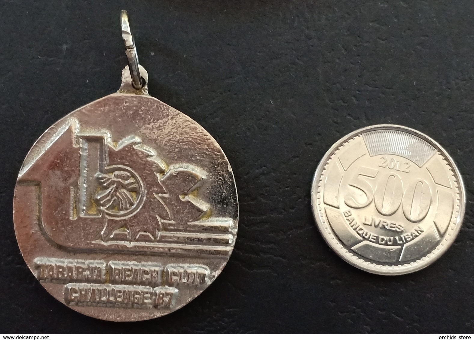 Lebanon 1987 Beautiful Swimming Tournament Medal - TABARJA BRACH CLUB CHALLENGE 87 !!! - Sonstige & Ohne Zuordnung