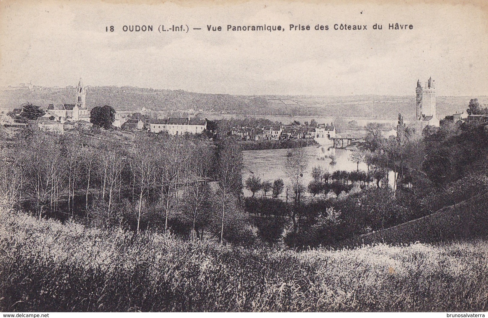OUDON - Vue Panoramique, Prise Des Côteaux Du Hâvre - Oudon