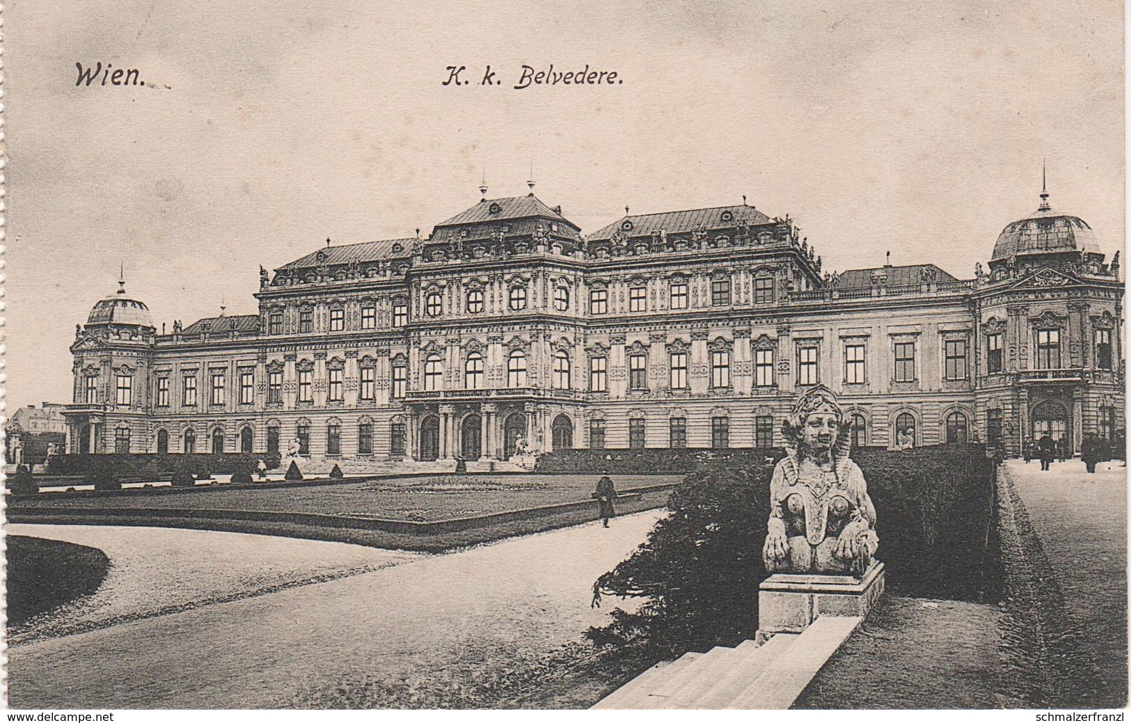 AK Wien K U K Belvedere Kaiser Schloß Museum Prinz Eugen Straße 27 Wieden Österreich Ungarn Austria Autriche - Belvédère