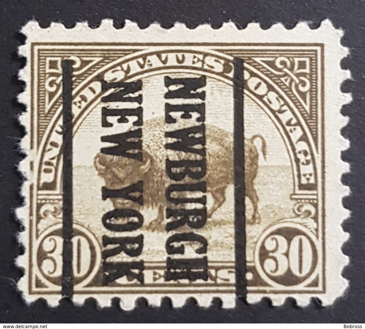 1923, American Buffalo, Newburgh, New York, Preoblitere, Precancel, United States Of America, USA, Used - Precancels