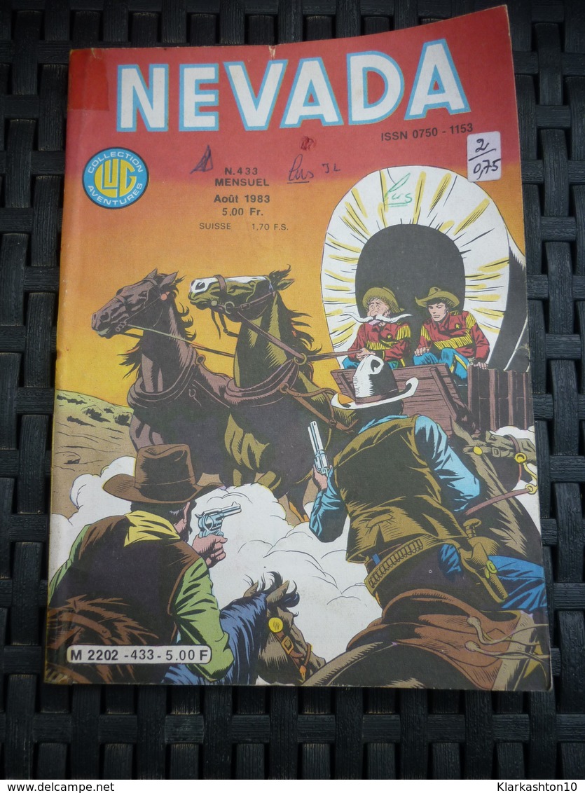 Nevada Mensuel N°433: Le Petit Ranger 5/ Editions Lug, 08/1983 - Kleinformat