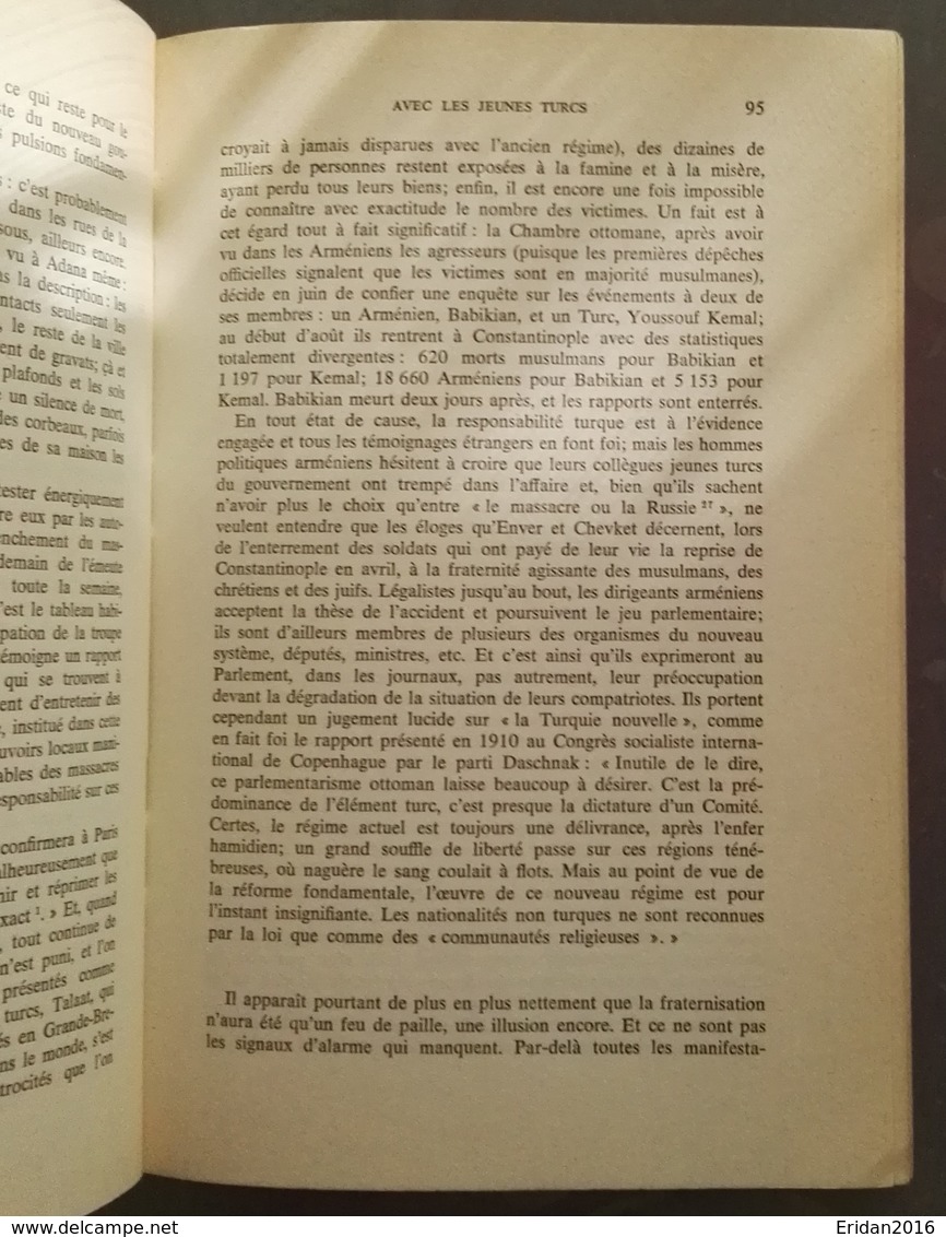 Arménie 1915 Un Génocide Exemplaire : Jean Marie Carzou • parution : 1975 •Edit eur : Flammarion