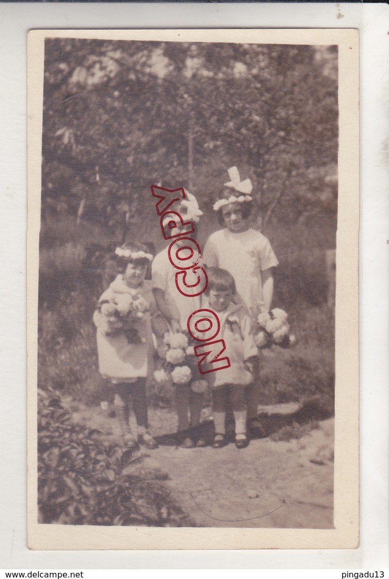 Bolbec Seine Maritime Normandie Carte Photo Photographe Demizieux Portrait Enfant Très Bon état - Bolbec