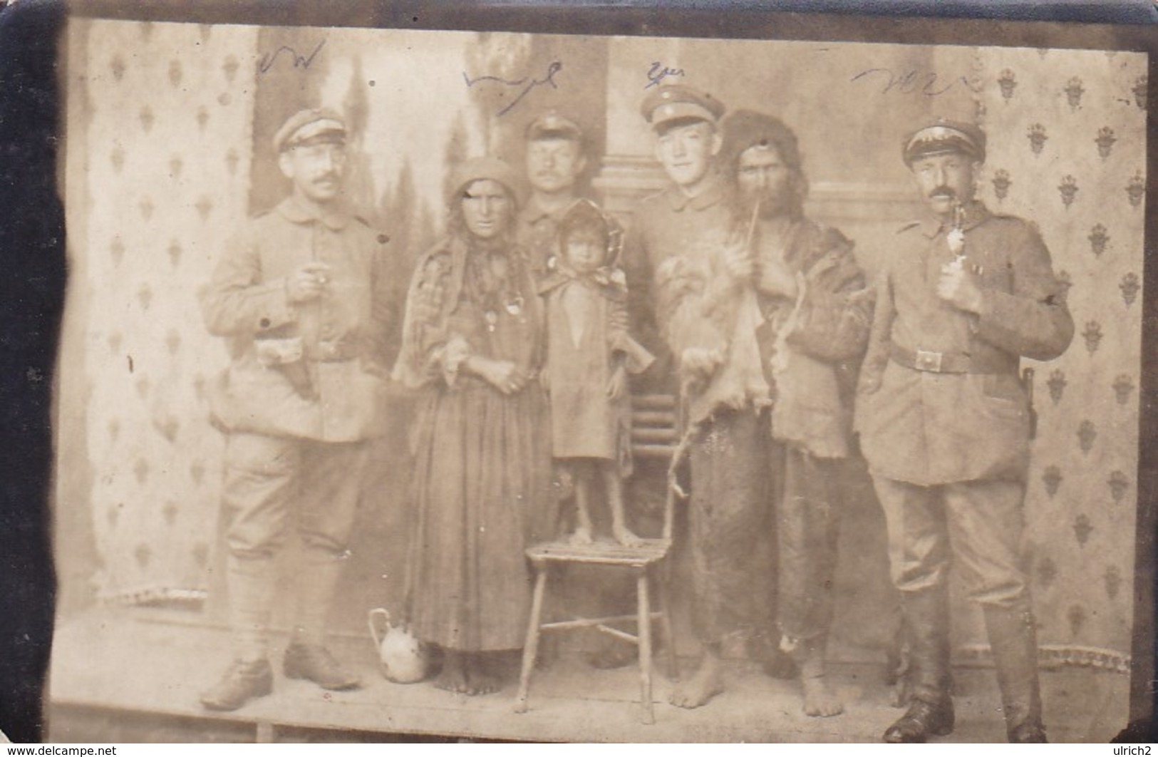 AK Foto Craiova - Deutsche Soldaten Mit Einheimischer Familie - Juni 1917 (41965) - Rumänien