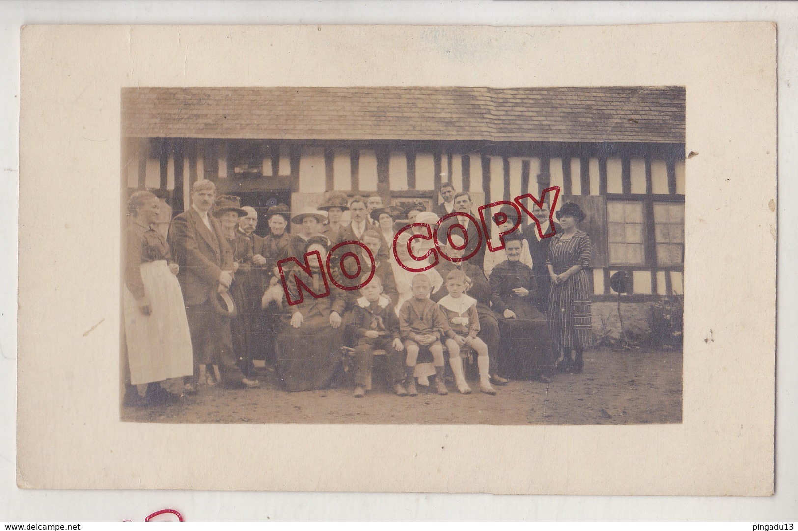 Archive Famille Bolbec Seine Maritime Normandie Carte Photo à Situer Jour De Fête Mariage - Altri & Non Classificati