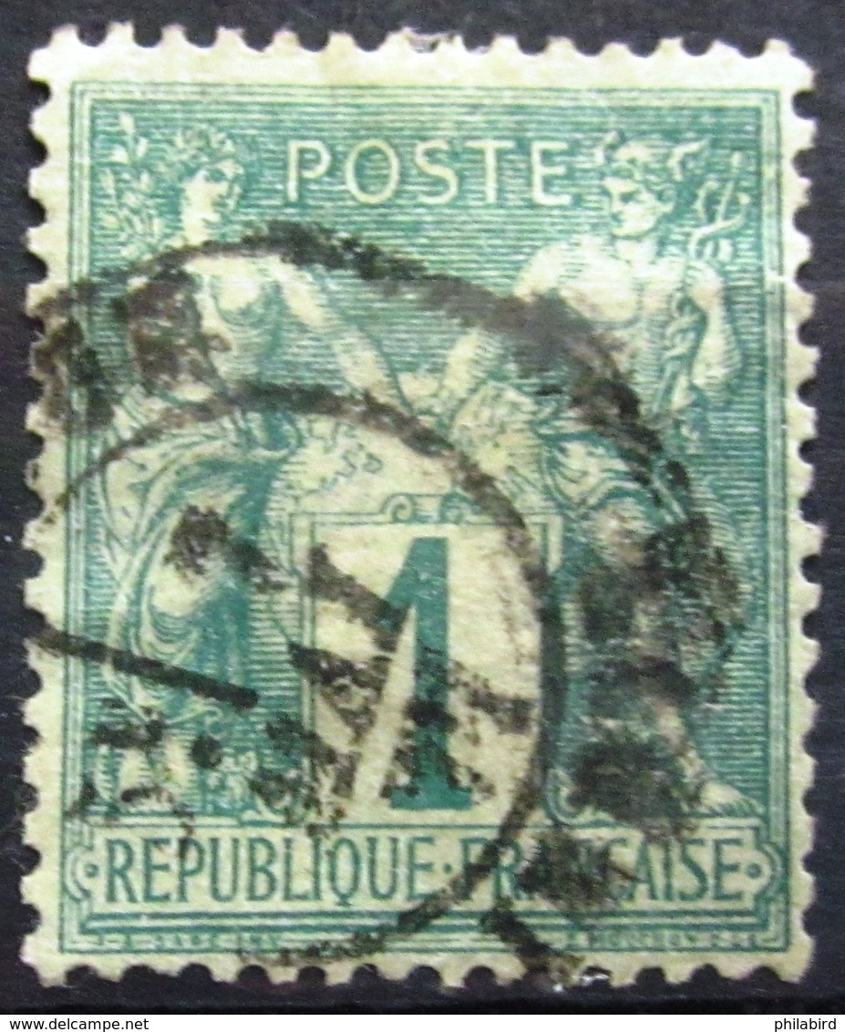 FRANCE                     N° 61                    OBLITERE - 1876-1878 Sage (Type I)