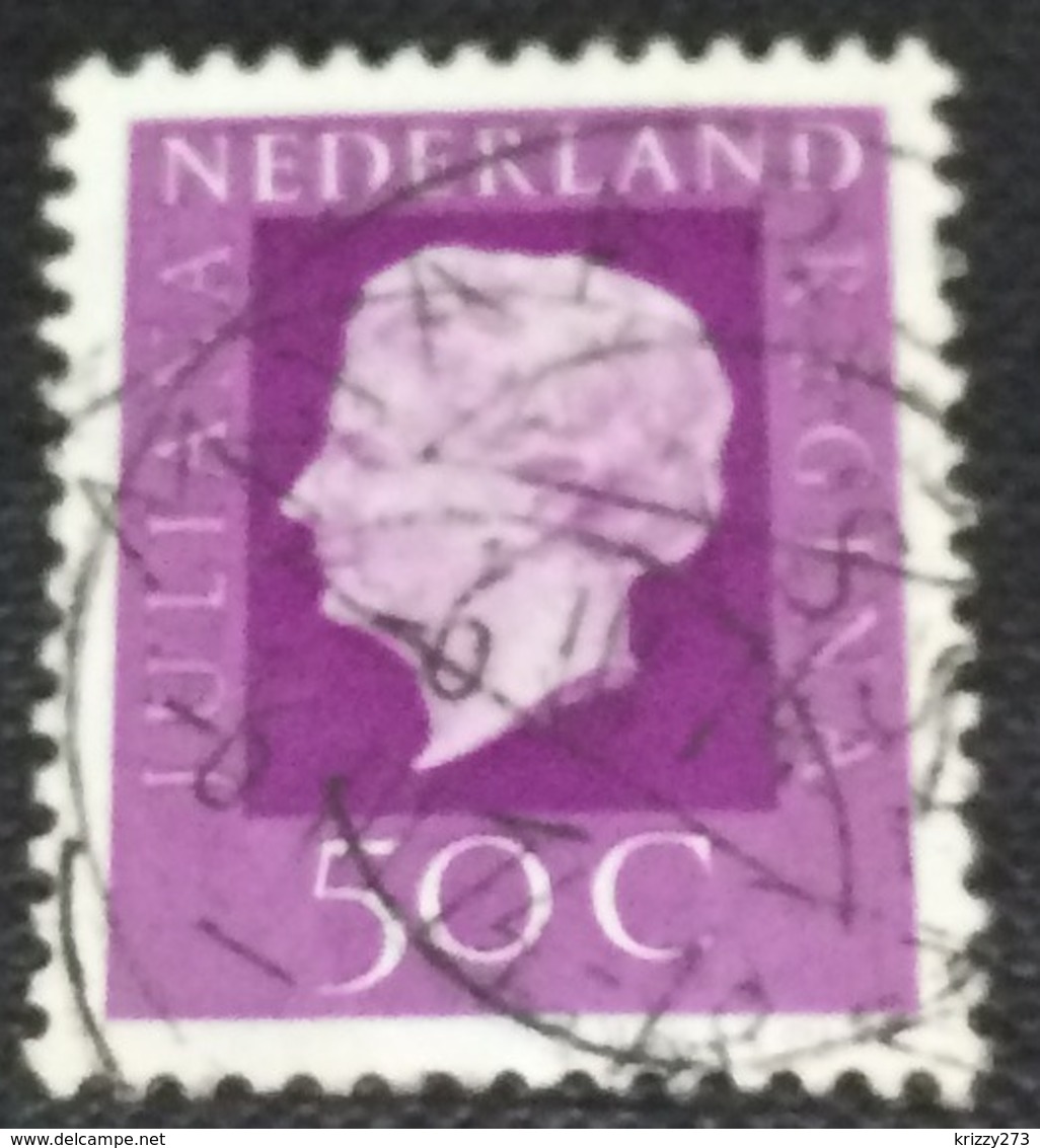 Netherlands 1972 Queen Juliana 50c - Used - Used Stamps