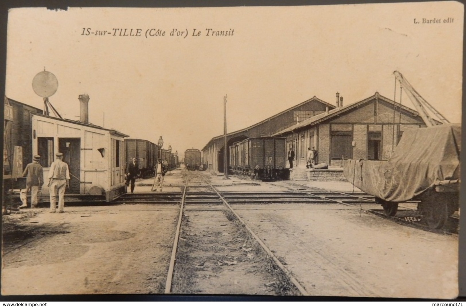 21 CPA IS SUR TILLE LE TRANSIT GARE TRAIN 1910 - Is Sur Tille