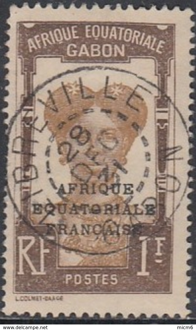 Gabon 1924-1933 - Libreville Sur N° 105 (YT) N° 102 (AM). Oblitération De 1931. - Used Stamps