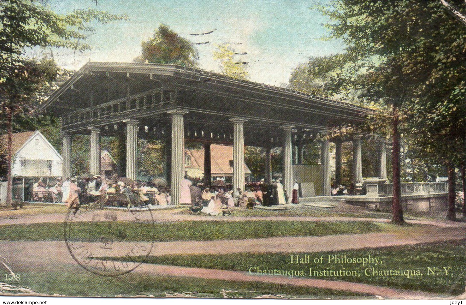 Cpa New York Hall Of Philosophy,Chautauqua Institution. - Andere Monumenten & Gebouwen