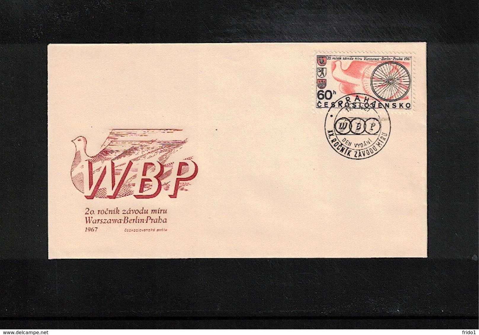 Czechoslovakia 1967 Warszawa - Berlin - Praha Cycling Race Interesting Cover - Radsport