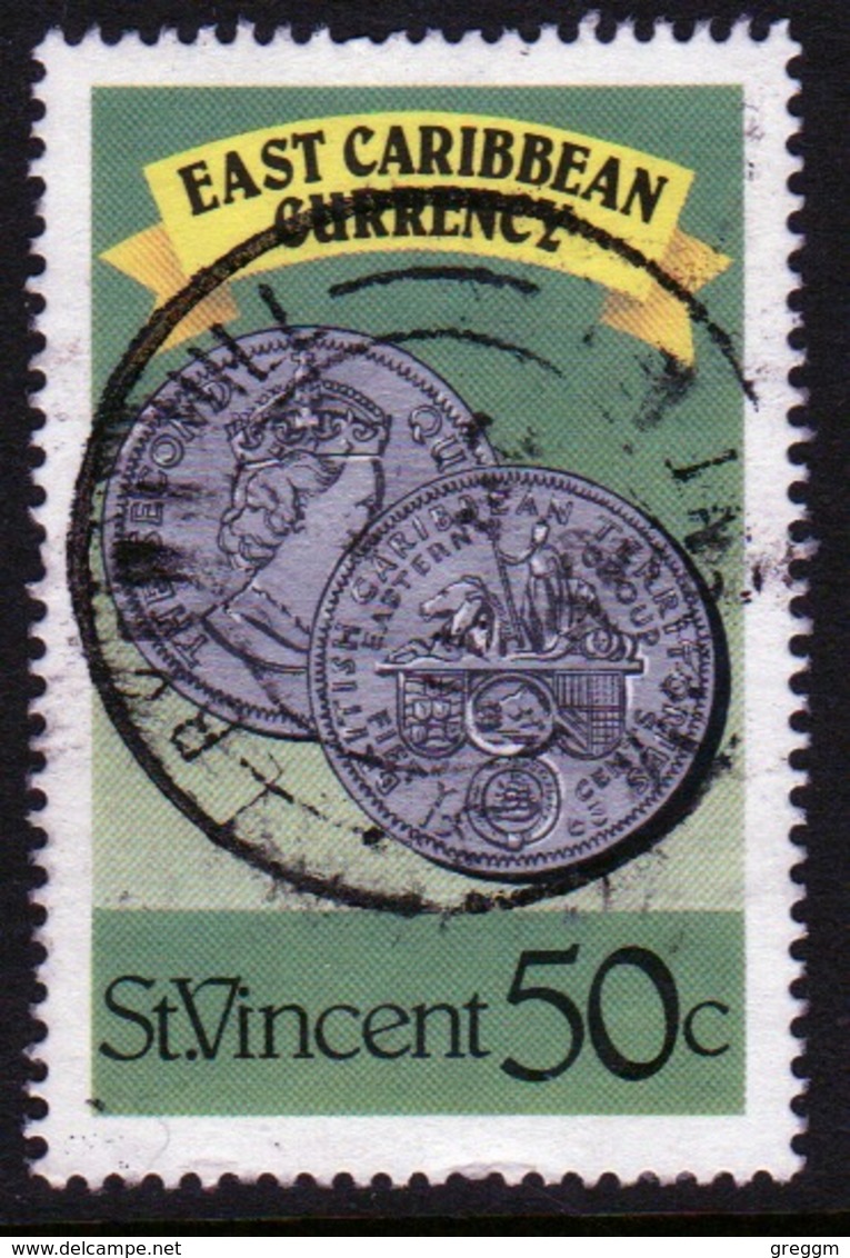 St Vincent 1987 Single 50c Stamp From The East Caribbean Currency Set. - St.Vincent (1979-...)