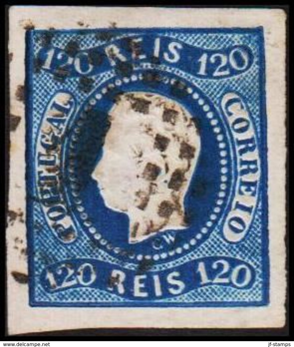 1866. Luis I. 120 REIS. (Michel 24) - JF304214 - Oblitérés