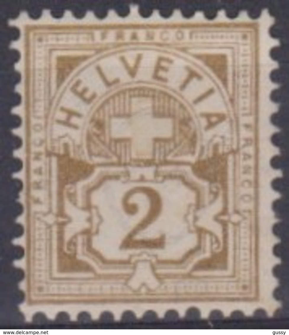 SUISSE 1906 : Le ZNr 58B,  Neuf (*) - Unused Stamps