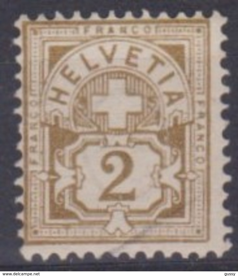 SUISSE 1906 : Le ZNr 58B,  Neuf (*) - Neufs