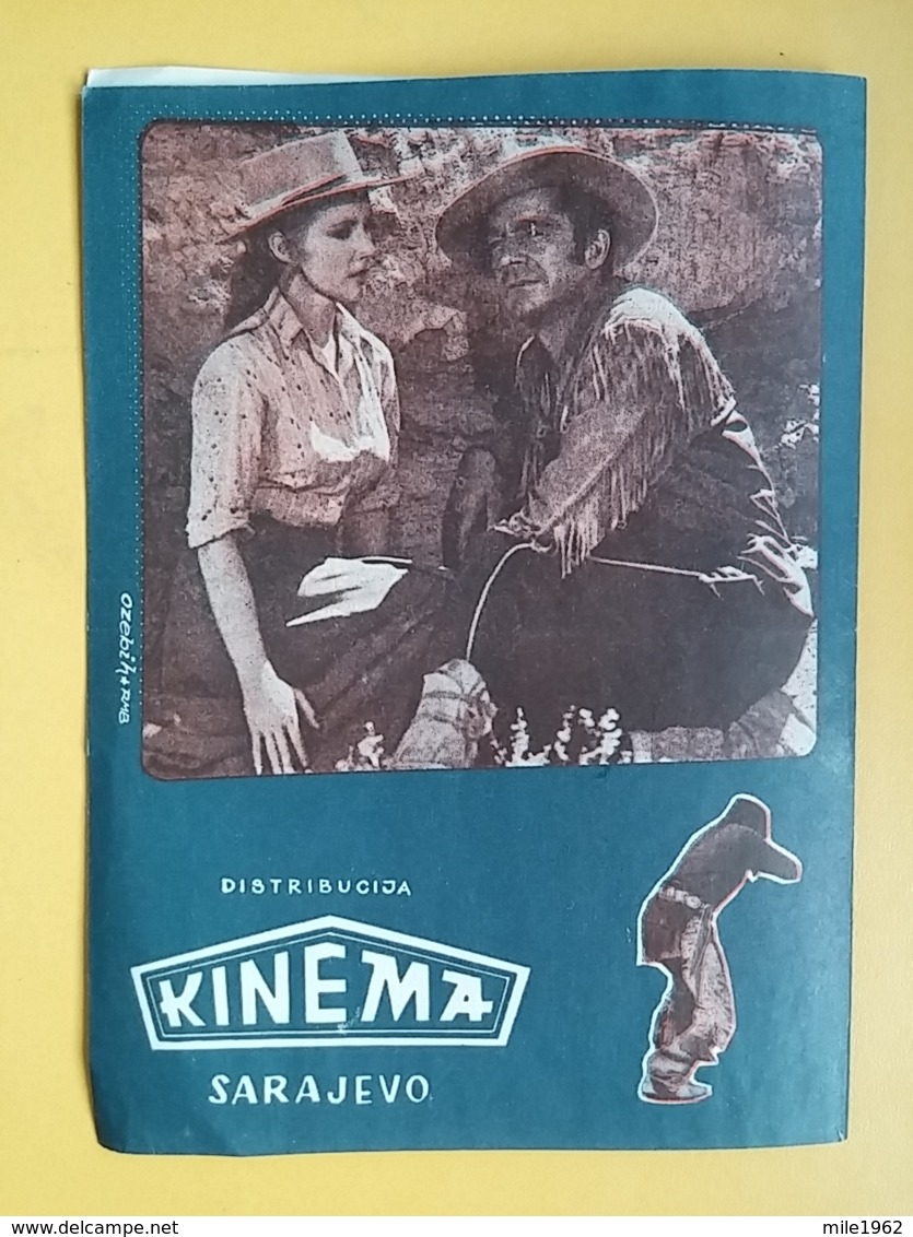 PROG 19 - Smoke Signal - Yugoslavia Movie Program-Publicité - Dana Andrews And Piper Laurie - Zeitschriften