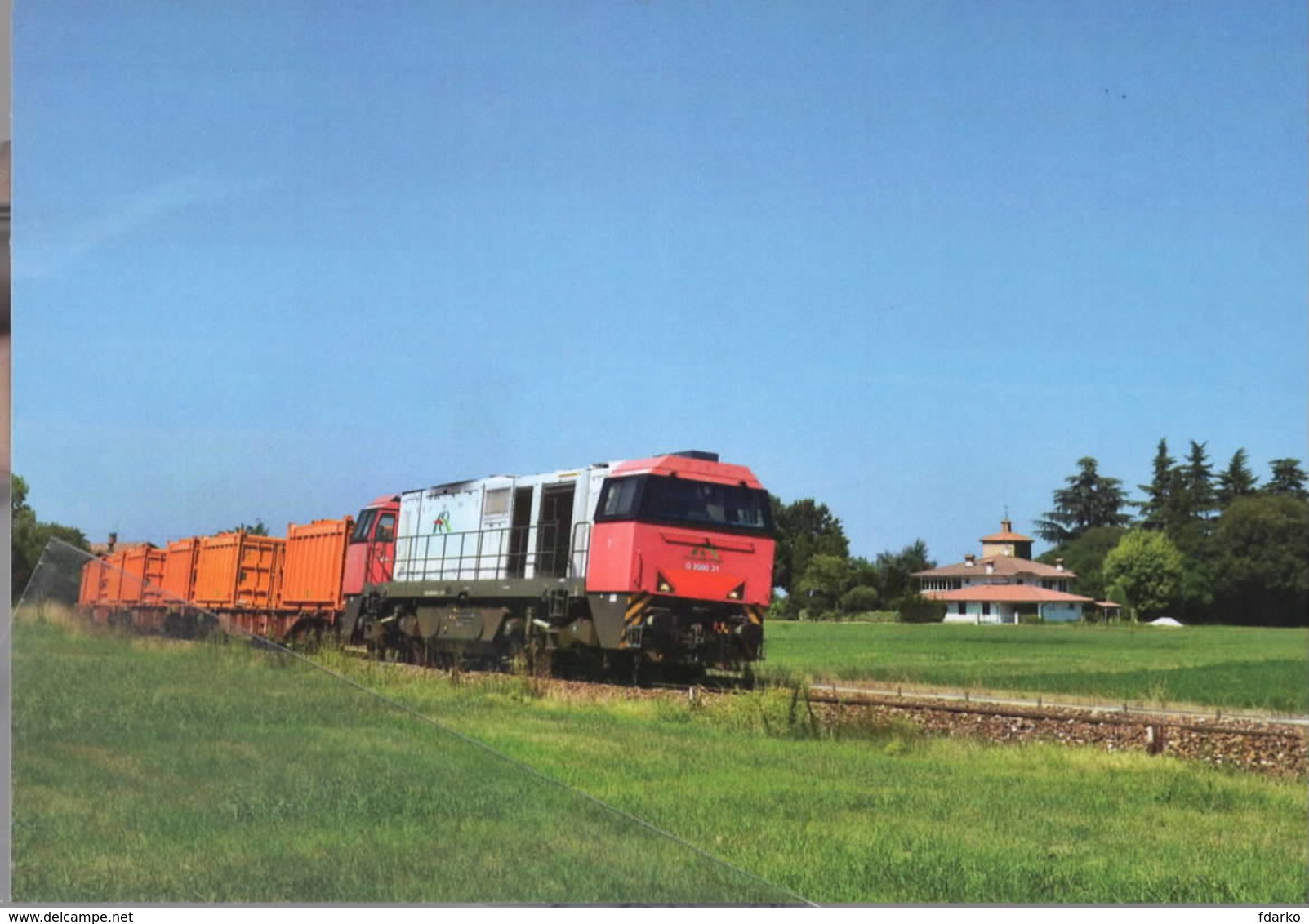 488 G 2000.21 Vassloh Pratissolo Reggio Emila Rairoad Treain Railweys Treni - Trains