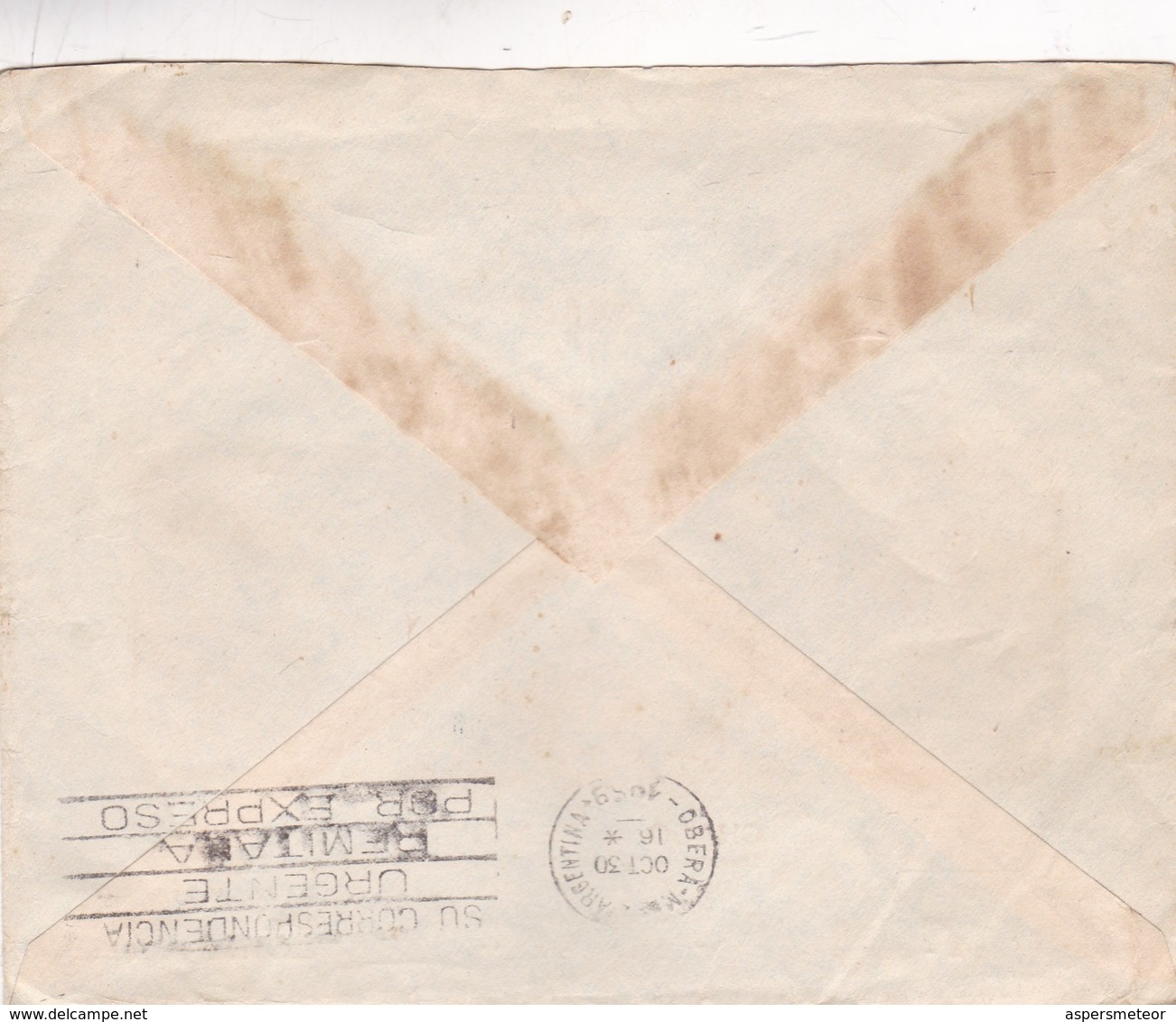 1959 COMMERCIAL COVER - CHACO ARGENTINO. CIRCULEE RESISTENCIA. FRANKING MECHANIC - BLEUP - Lettres & Documents