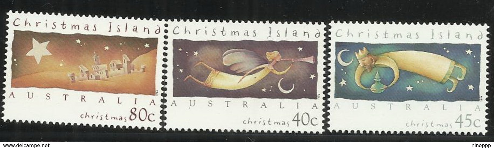 Christmas Island SG 397-399 1994 Christmas MNH - Christmas Island